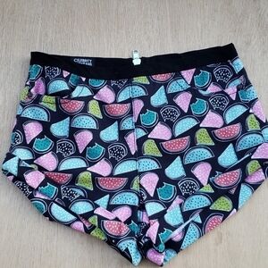 CELEBRITY Pink Watermelon Print Shorts NWOT